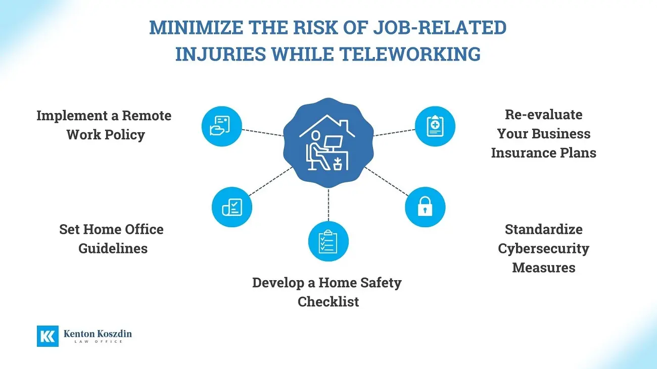 5 Ways to Minimize the Risk of Job-Related Injuries While Working from Home